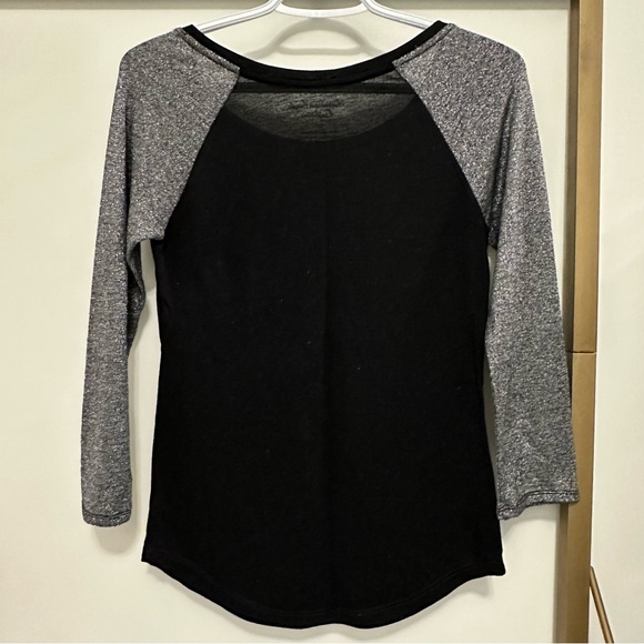 American Eagle Outfitters Sparkly Baseball Tee - Picture 3 of 3